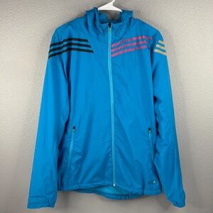 Men's Adidas Turquoise Windbreaker